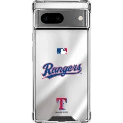 MLB Texas Rangers Home Jersey Google Pixel 7 Clear Case
