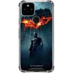 The Dark Knight Movie Poster Google Pixel 5 Clear Case