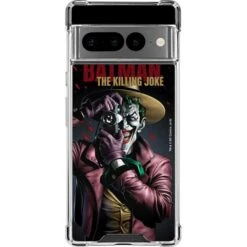 DC Comics The Joker Killing Joke Cover Art By Brian Bolland Google Pixel 7 Pro Clear Case