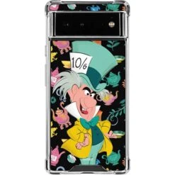Disney Alice In Wonderland (animated) The Mad Hatter Google Pixel 6a Clear Case
