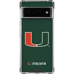 University Of Miami The U Google Pixel 6 Pro Clear Case