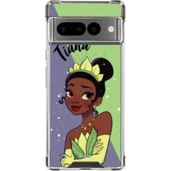Disney Princess Tiana Art Google Pixel 7 Pro Clear Case