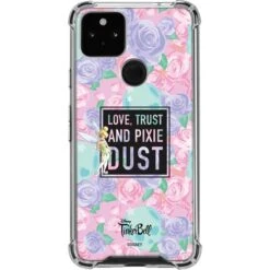 Disney Tinker Bell Love Trust And Pixie Dust Google Pixel 5a 5G Clear Case