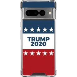 Trump 2020 Red White And Blue Google Pixel 7 Pro Clear Case