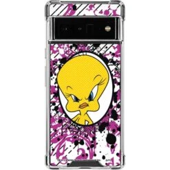 Looney Tunes Tweety Bird With Attitude Google Pixel 6 Pro Clear Case