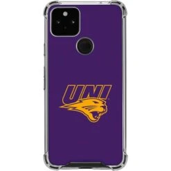 University Of Northern Iowa Panthers Logo Google Pixel 5a 5G Clear Case