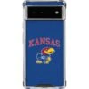 University Of Kansas Collegiate Text Google Pixel 6a Clear Case