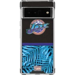 NBA Utah Jazz Retro Palms Google Pixel 6 Pro Clear Case