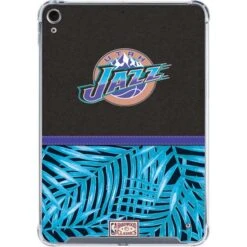 NBA Utah Jazz Retro Palms IPad 10th Gen (2022) Clear Case