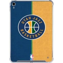 NBA Utah Jazz Split Canvas IPad 10th Gen (2022) Clear Case