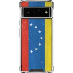 Venezuela Flag Distressed Google Pixel 6 Pro Clear Case