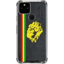 Vertical Banner - Lion Of Judah Google Pixel 5 Clear Case