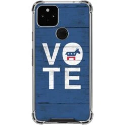 Vote Democrat Google Pixel 5a 5G Clear Case